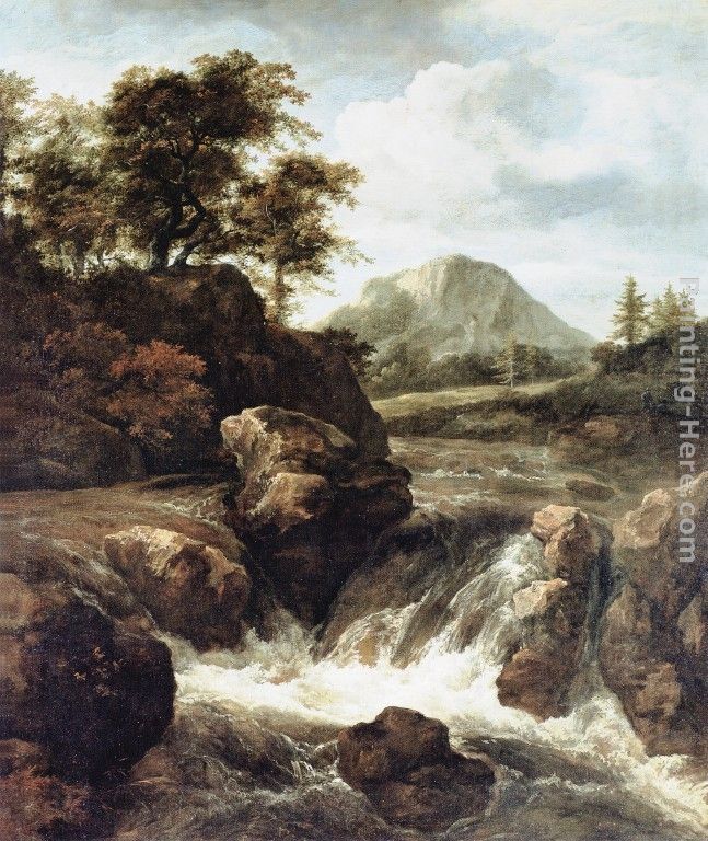 Jacob van Ruisdael A Waterfall
